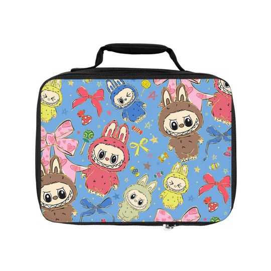 Labubu Lunch Bag, Cute Lunch Sack, Lunchbox for Children