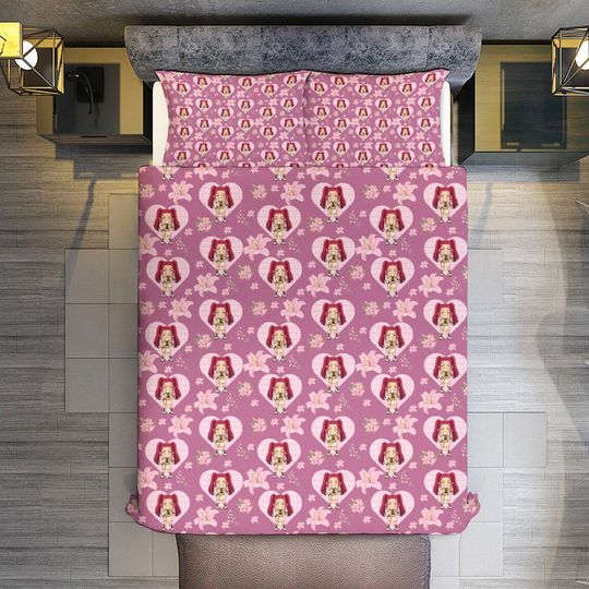 KPOP Demon Hunters 3-Piece Bedding Set-90"x90"/ 229x229cm