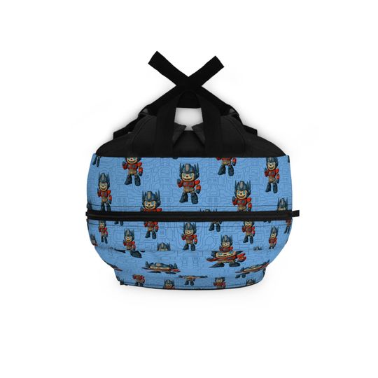 Labubu Transformer Backpack, Kids School Bag, Fun Robot Theme, Children's Travel Knapsack