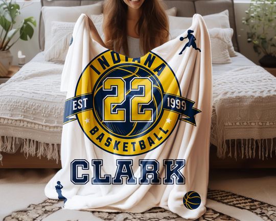 Caitlin Clark Indiana Basketball Blanket