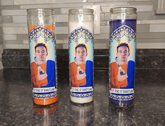 Lacrosse Player Prayer Candles