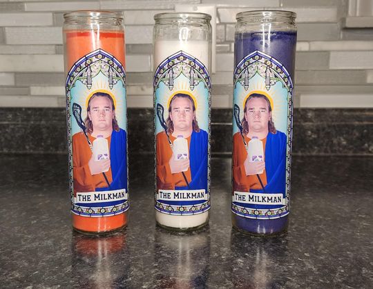 Lacrosse Player Prayer Candles