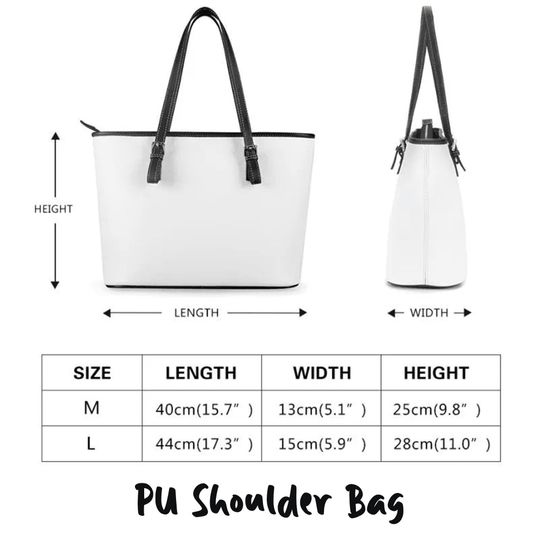 Scooby Doo Pattern Leather Handbag, Scooby Dog Bag, Travel Bag