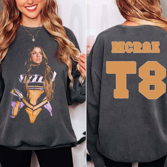 Tate McRae Vintage Graphic Sweatshirt Miss Possessive Tour 2025