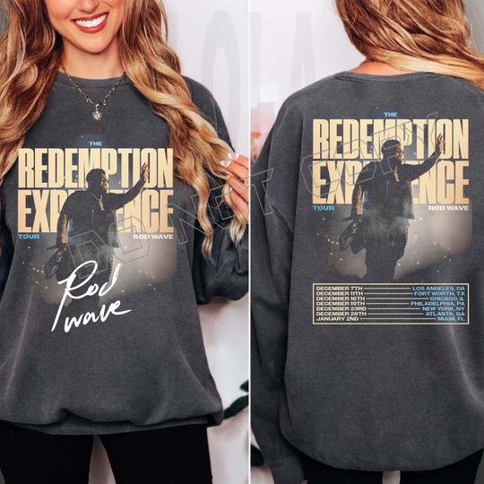Comfort Colors Rod Wave Sweatshirt The Redemption Experience Tour 2025 Fans Gift Sweatshirt
