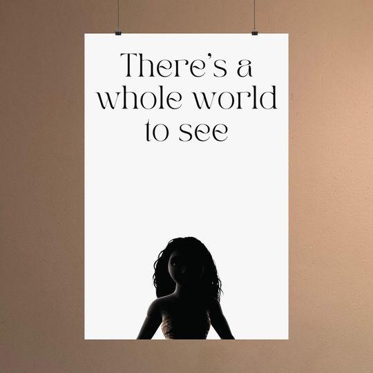 Disney Moana Poster, Moana movie quote Poster