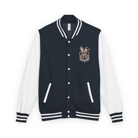 Printed Benito Super Bowl 94  Jacket 'BAD' Bunny Logo Varsity Jacket