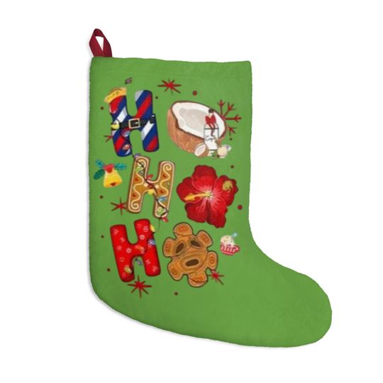 Puerto Rican Christmas Stocking | Cultural Holiday Decor