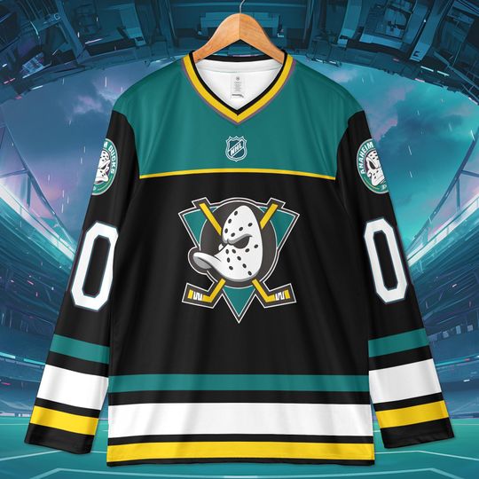 Custom Mighty Ducks Movie Ice Hockey Jersey