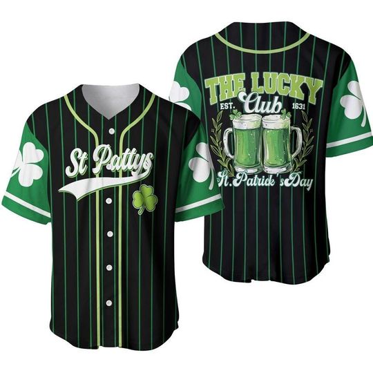 St Patrick's Day Baseball Jersey