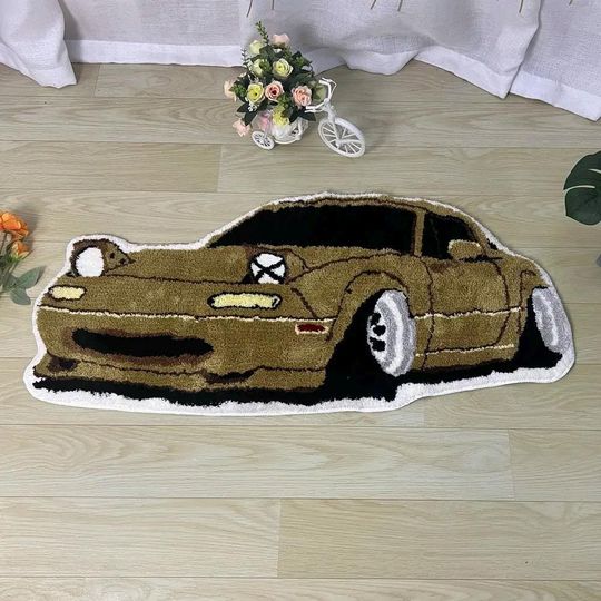 sports car rug