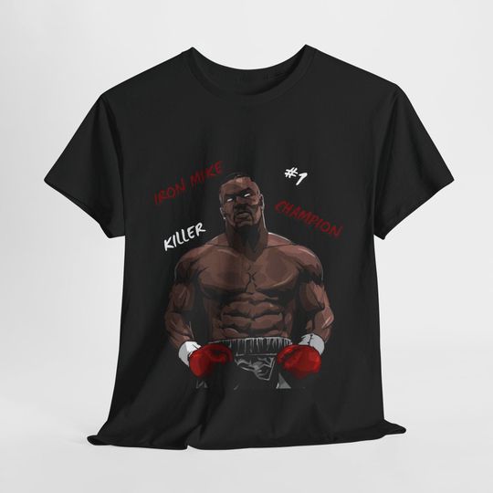 Iron Mike Tyson #1 Killer Champion T-Shirt - Boxing Legend Graphic Tee