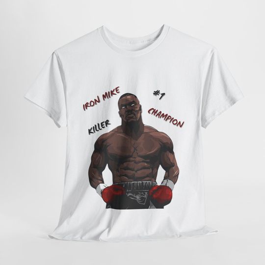 Iron Mike Tyson #1 Killer Champion T-Shirt - Boxing Legend Graphic Tee
