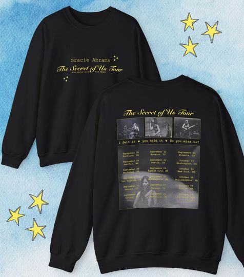 Gracie Abrams The Secret of Us Tour Sweatshirt