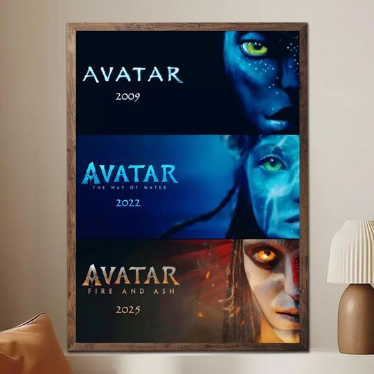 Avatar 2009 to 2025 Inspired Poster Unframed