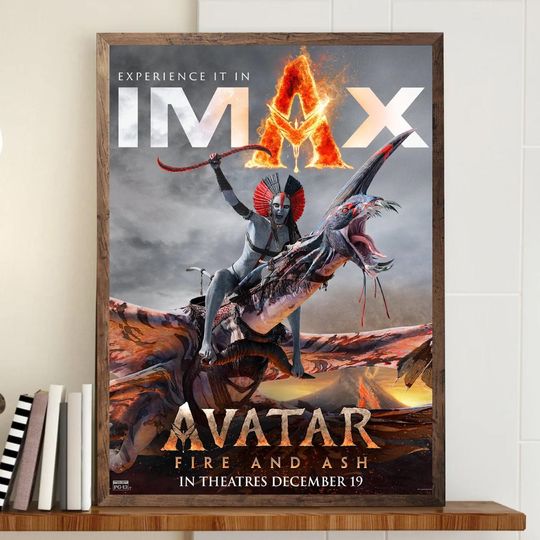 Avatar 3 Fire and Ash Poster Unframed, Sci-Fi Movie Wall Art, Epic Fantasy Film Print, Collectible Avatar Fan Gift, Cinematic Home Decor