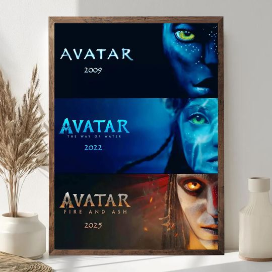 Avatar 2009 to 2025 Inspired Poster Unframed
