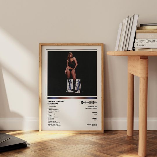Tate McRae Think Later Album Cover Poster