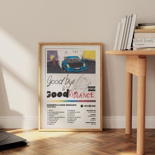 Juice WRLD Goodbye & Good Riddance Album Cover Poster