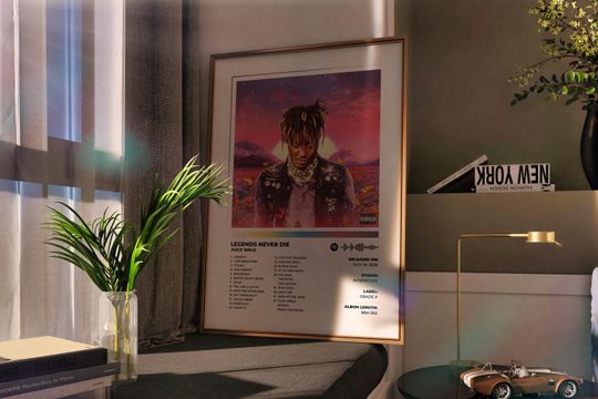 Juice WRLD - Legends Never Die Album Cover Poster
