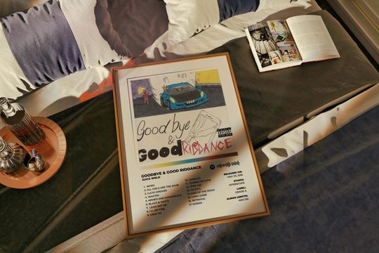Juice WRLD Goodbye & Good Riddance Album Cover Poster
