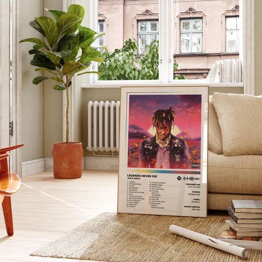 Juice WRLD - Legends Never Die Album Cover Poster