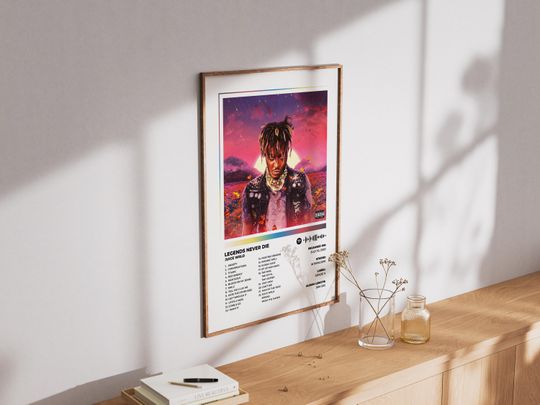 Juice WRLD - Legends Never Die Album Cover Poster