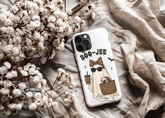 Personalized Phone Case - Halloween Gift - Boo Jee Coffee iPhone & Samsung Tough Case