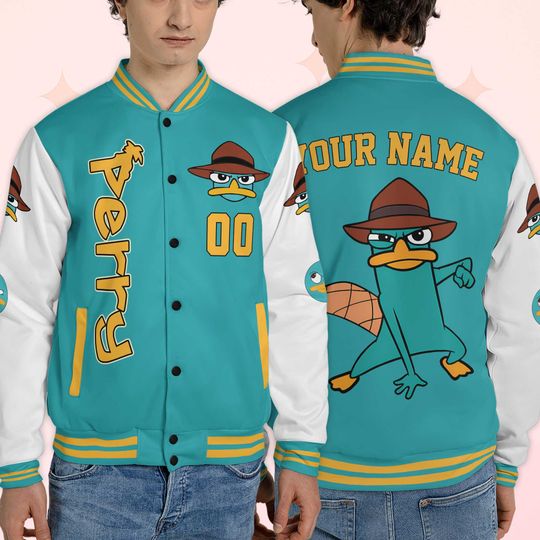 Custom Perry the Platypus Varsity Jacket