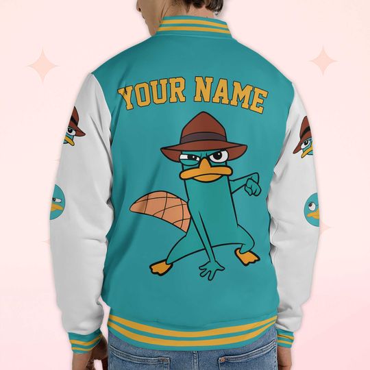 Custom Perry the Platypus Varsity Jacket