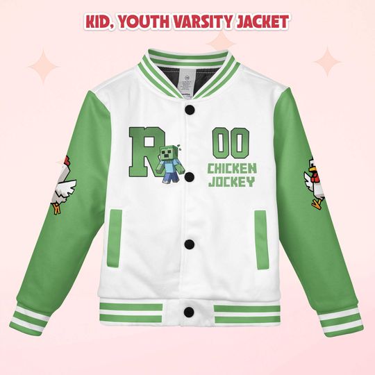 Personalized Chicken Jockey Varsity Jacket