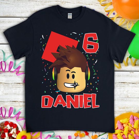 Roblox Gaming Birthday Shirt, Custom Birthday Gift For Son Daughter