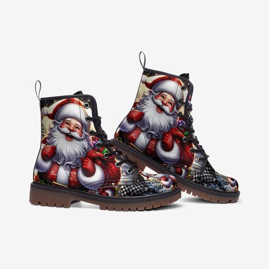 Santa Claus Leather Boots