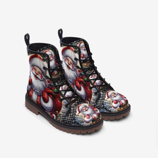Santa Claus Leather Boots