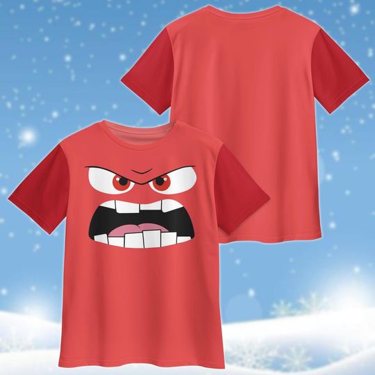 Inside Out Anger Pajamas, Disney Anger Holiday Pajamas