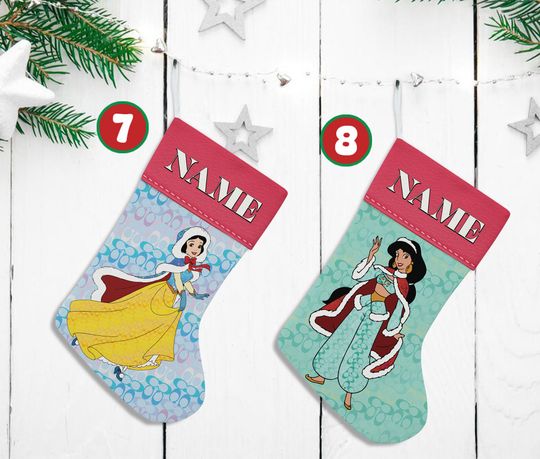 Personalized Cartoon Christmas Stocking, Custom Name Christmas Stockings, Christmas Stocking, Home Decoration, Xmas Stocking, Christmas Gift