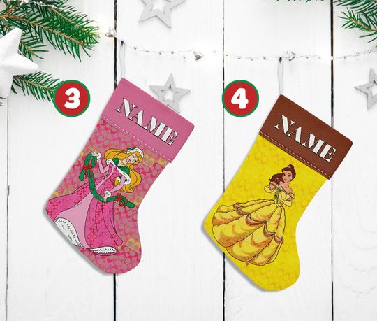 Personalized Cartoon Christmas Stocking, Custom Name Christmas Stockings, Christmas Stocking, Home Decoration, Xmas Stocking, Christmas Gift