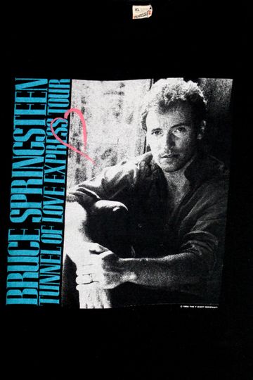 Bruce Springsteen concert t shirt vintage 1988 Tunnel of Love Express tour tee