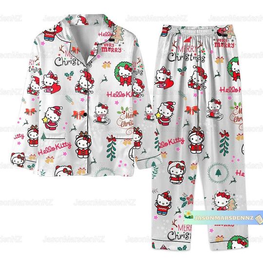 Christmas Hello Kitty Pajamas Set