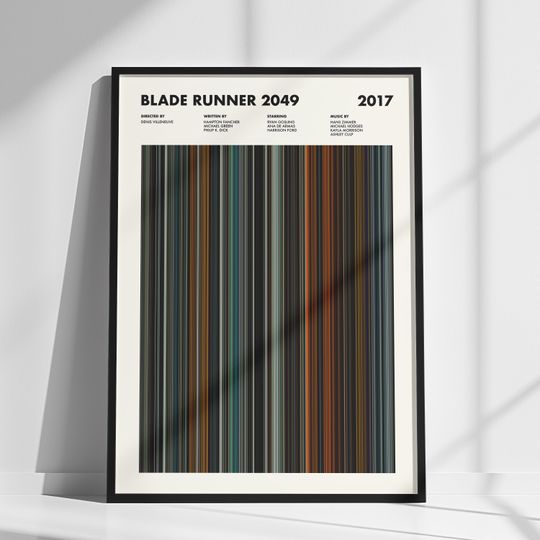 Blade Runner 2049 Poster, Blade Runner 2049 Print, Blade Runner 2049 Movie Poster, Blade Runner 2049 Wall Art, Blade Runner 2049 Colors