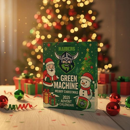 24 Green Machine Raiders Advent Calendar 2025  Funko Style Figures, Sports Fan Christmas Countdown Gift Box