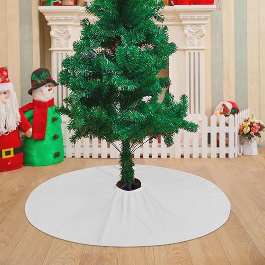 Snow Scene Village Christmas Tree Skirt, Winter Town Christmas Tree Cover, Christmas Tree Home Decor, Xmas Village Decor, House Warming Gift