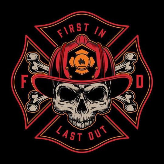 Firefighter - First In Last Out Hockey Jersey