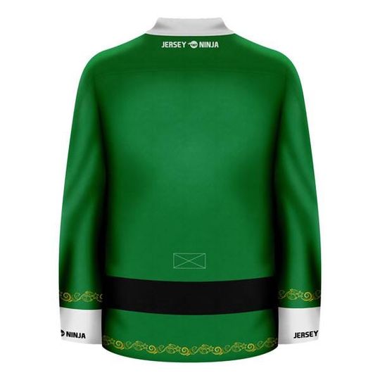 Christmas Elf Outfit Hockey Jersey