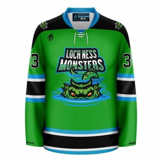 Loch Ness Monsters Mythical Hockey Jersey