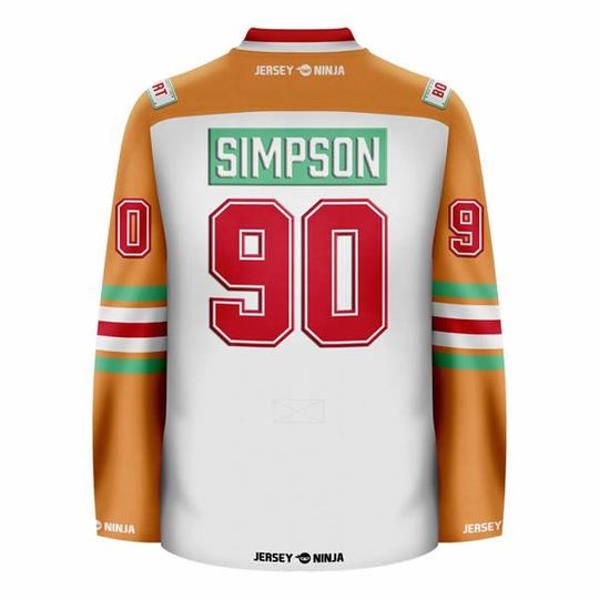 Itchy & Scratchy Simpson Hockey Jersey