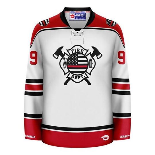 Firefighter - Thin Red LIne Hockey Jersey