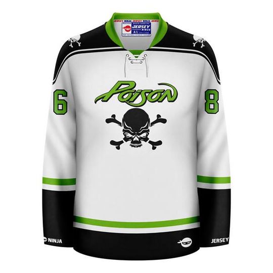 Poison - Crossbones Hockey Jersey