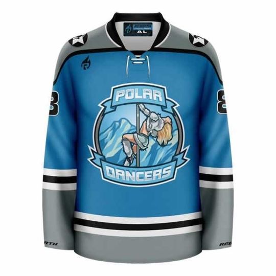 Polar Dancers Funny Hockey Jersey