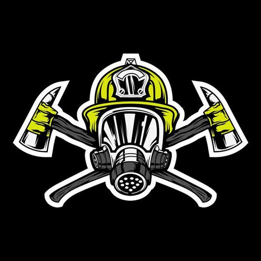 Firefighter - Turnout Gear Black Hockey Jersey